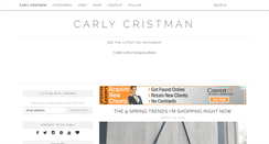 Desktop Screenshot of carlycristman.com
